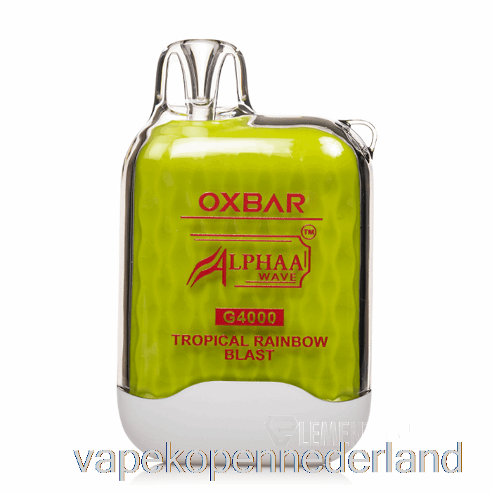 Elektronische Sigaret Vape Oxbar G4000 Wegwerp Tropische Regenboogontploffing